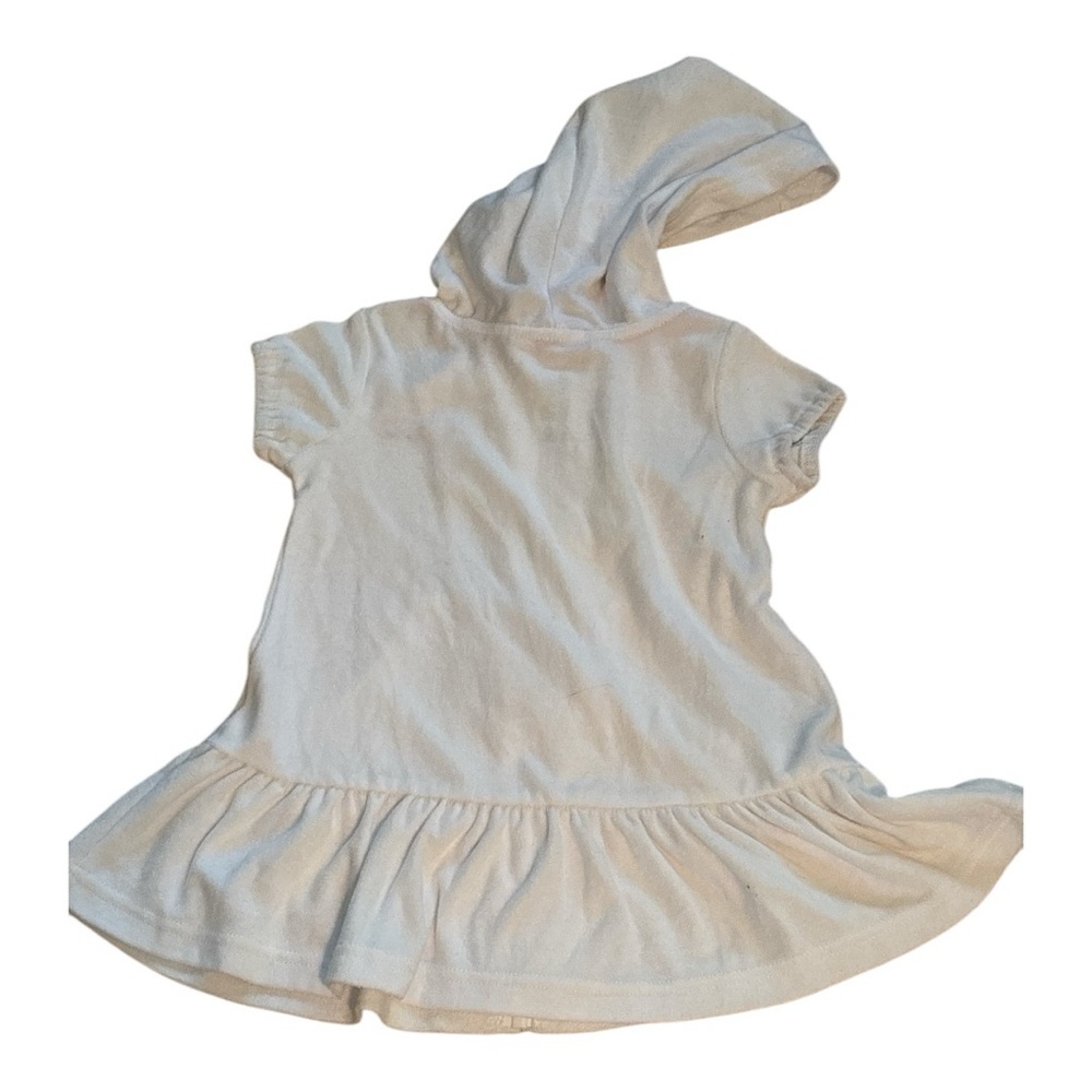 Tommy Bahama White Hooded swimsuit cover-up with Pink Embroidery 12 months - Picture 3 of 3
